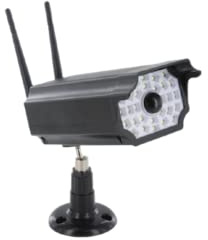 CHACON Caméra factice Solaire étanche avec détecteur de Mouvement et Flash LED intégré
