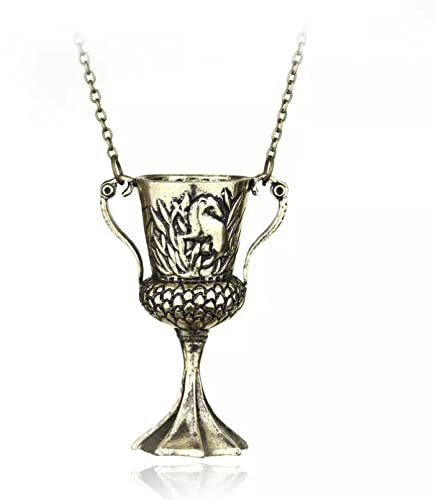 Colliers Steampunk personnalisés Pendentif Chaîne Tour de Cou, Collier Charme Transformation Coupe Collier Sainte Conversion Magique Pendentif Graal Calice Cosplay
