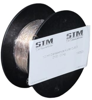 STM Der Meisterladen Schweißdraht CuSi3 1,0mm Kupfer Zink 2.1461 D100 0.5 kg…