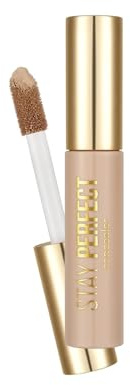 Flormar Stay Perfect Concealer - Flüssig-Concealer mit Jumbo-Applikator – Hohe Deckkraft & cremige Textur gegen Augenringe, Rötungen & Unreinheiten – 5 Beige