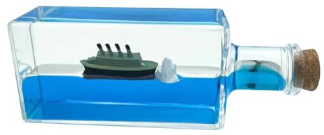 Tdyatocept Modell des Kreuzfahrtschiffs, Titanic, Dekoration für Kreuzfahrtschiff, Flüssigkeiten, tropft nicht, Flasche für Kreuzfahrtschiff, einfach zu installieren, einfach zu installieren