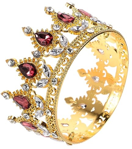 WOONEKY Brautkrone Damen Party Krone Strass Haarspange Für Hochzeit