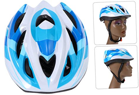 TOKIDNY Outdoor-sporthelm Für Mädchen Und Jungen Blauer Kinderschutzhelm Fahrradhelm Mit Stoßdämpfendem Material Atmungsaktiv Leicht Und Verstellbar Für Verschiedene Kopfgrößen Für Skatebo