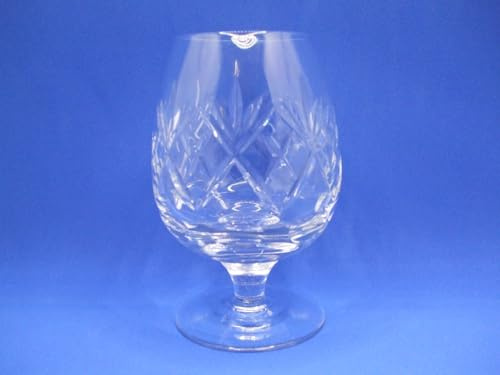 Royal Doulton Georgian Pattern Cut Single Small Brandy Crystal Glass Height 10cm Made in England