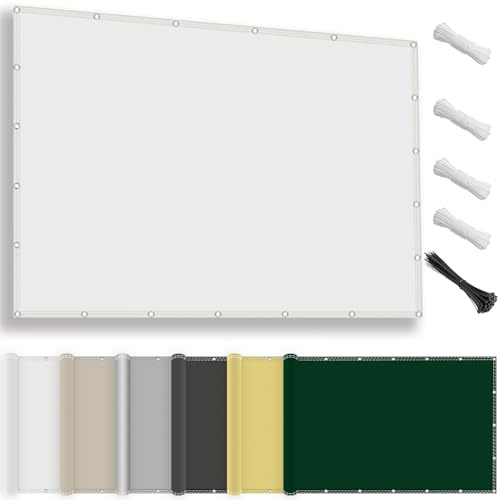 Voile d'ombrage imperméable rectangulaire 2 x 4 m, Protection Solaire pour terrasse, Protection UV, résistant aux intempéries, sans perçage. Fabriqué en 100% Polyester, Filet d'ombrage avec illets