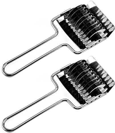 PRETYZOOM 2piezas Cortador De Pasta Máquina De Hacer Fideos Cortador De Cocina Para Cebollino