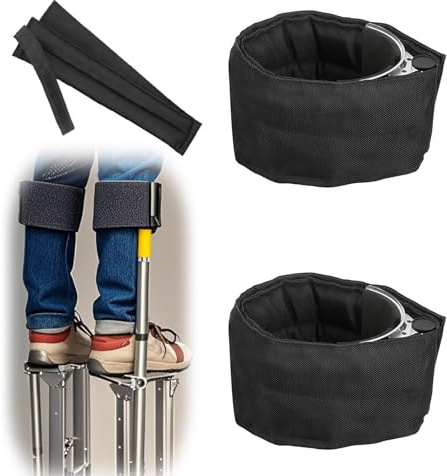 2PCS Drywall Stilts Straps - Adjustable Drywall Stilts Leg Bands Straps Soft Cushion Strap, Stilts Replacement Bands