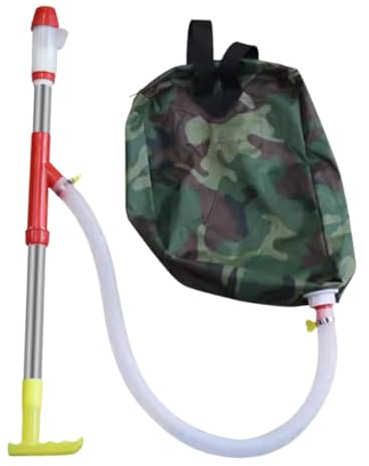MagiDeal Épandeur D'engrais Agricole, épandage Efficace du Fumier avec Sac à Dos, Outil de Fertilisation Polyvalent pour Le Surfaçage du Maïs, Tube métallique Simple