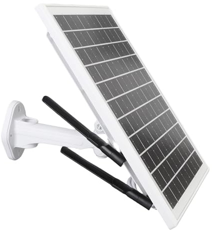 Ejoyous Routeur Extérieur Solaire, 4G LTE Routeur Mobile WLAN Supporte Carte SIM Routeur Solaire WLAN Répéteur Amplificateur WiFi avec Panneau Solaire, pour Camping VR Voyage Extérieur