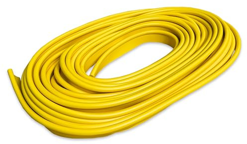 Purely Outdoors Awning Rail Protector Strip Universal Fitment for Caravan & Motorhome – 12m PVC, Cut to Size, Prevents Black Streaks, Protects & Keeps Awning Rail Clean (Yellow)