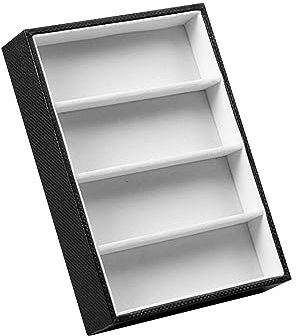YMGSCC 4 Slot Eyeglass Sunglasses Organiser Case Jewelry Watches Sunglass Show Tray Glasses Storage Rack