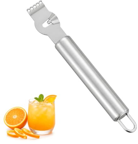 2 stycken zestrivare rostfritt stål zestskärare citron zester för cocktails kök citrusfrukter lime apelsiner