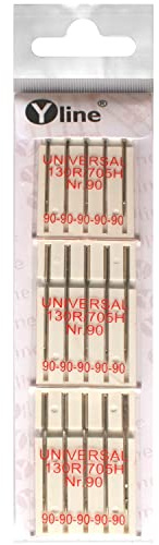 15 Nähmaschinennadeln Universal Nr. 90 Flachkolben 130/705H für Nähmaschine, Maschinen Nadeln, E90098