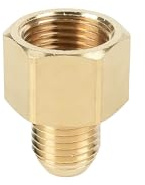 Pressure Washer Connector, 18mm Female to 14mm Male, High Pressure Washer Adapter, Brass Screw Water Pipe Hose Connetor Fitting