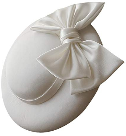 PRETYZOOM Damen Bowler Hut Für Halloween Elegante Festtagsmütze Für Hochzeiten Und Partys Weiß Stilvolles Design Für Festliche Anlässe Und Besondere Feiertage