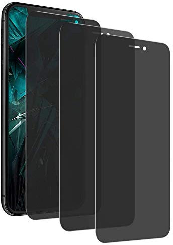 CaseLover [3 Stück] Privacy Gehärtetes Glas Schutzfolie für iPhone 12, 9H Härtegrad Anti-Kratzer Full Screen Protector Anti-Spion Anti Spy Tempered Glass Blickschutzfolie für iPhone 12 6.1