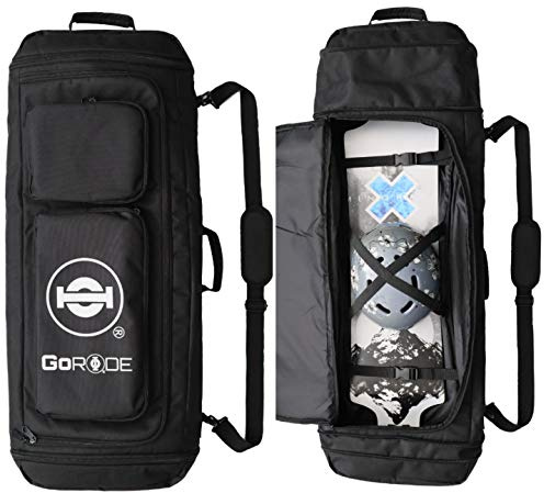 GoRide Elite Electric Longboard Skateboard Backpack Bag Carrier with Laptop Holder (Black)