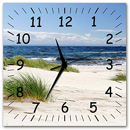 Bilder-Manufaktur BM wahlweise Funkwanduhr ODER Quarzwanduhr Funkwanduhren Funkuhr Wanduhr Funk ODER Quarz kein Ticken lautlos geräuschlos leise modern ohne Tickgeräusche MF17-9511-funk