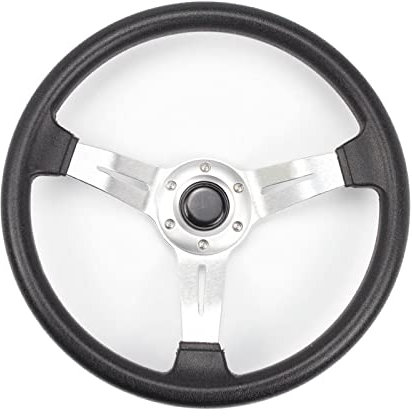 GERGRGB Auto Sportlenkrad Modifiziertes Rennlenkrad 14 Zoll 350 Mm Aluminium Bewegliches Ruder Universal Für Golf 4 (Farbe : 2)