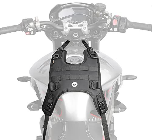 Rhinowalk Motorrad-Tankrucksack/Stoßstangentasche, universelle Satteltaschen-Montagebasis