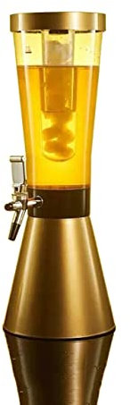 Dispensador de Torre de Cerveza Dispensador de torre de cerveza de 3 litros con grifo Dispensador de cerveza de raíz de barril de cerveza comercial con carámbano extraíble Torre Cerveza/Dispensador Be