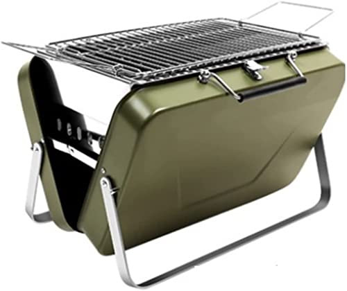 Gasgrill Mini-Taschen-BBQ-Grill Tragbarer Edelstahl-BBQ-Grill Klappbarer BBQ-Grill Grillzubehör für den Heimparkgebrauch