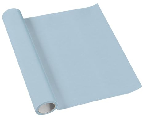PAW Stoffähnliche Tischläufer 40 cm x 5 m - Hellblau | Festliche Tischdeko für Kommunion, Hochzeit, Geburtstag und Taufe, aus Airlaid-Material, saugstark, individuell zuschneidbar