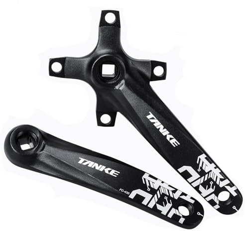 LSRRYD 170mm Vierkant Kurbelgarnitur Mountainbike Kurbelarm 104BCD Links Rechts Aluminiumlegierung Fahrrad Kurbelarme Fahrrad Kurbel Ersatz