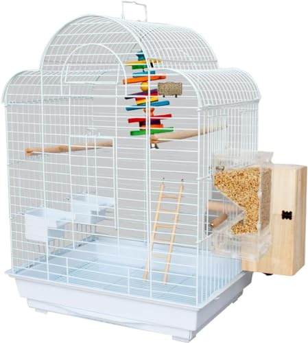 JOLUCE Original Bird Cage Flight Cage for Parrots Large Space Comfortable Bird Villa, European Style Bird Cage with Bird Toy, Pet Shop Parakeet Ornamental Cage, Easy to Install