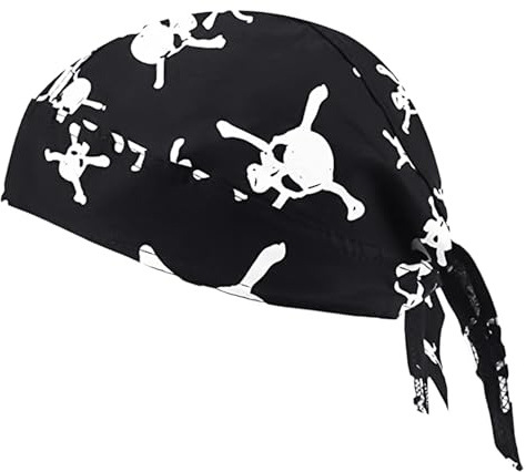 DHSBGWSX 1 bonnet de cyclisme élastique pour sports de plein air, casquette de course, bandana de pirate, convient pour le cyclisme en plein air