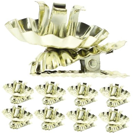 TOGEVAL 10stücke Weihnachtsbaum Kerzenhalter Clips Aus Dekorative Förmige Für Kerzen Für Weihnachtsdekoration Feste Und Besondere Anlässe