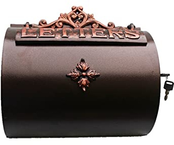 ZLyXZQG Wall Mounted Mailboxes for Outside,Mailboxes for Outside Wall Mount,Mailboxes & Accessories, Letterbox Posts Wall Mount Mailboxes Envelopes Mailing Supplies Mail Drop Collection Boxes