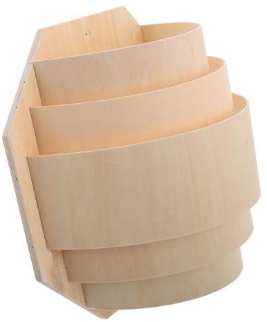 GLSTOY Paralume Decorativo Per Lampada Da Sauna in Legno Di Tiglio, Resistente Al Calore, Effetto Luce Rilassante Per Sauna Domestica, Copertura Protettiva Traslucida Per Bagno Turco