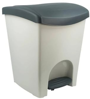 SP Berner - Recyclingbehälter 50 L mit hermetischem Deckel – Umweltfreundlicher Küchenmülleimer – Abfalltrennung – Großer und robuster Abfallcontainer