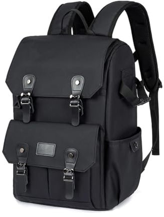 Luobannm Bolsa de Hombro Impermeable para Cámara Réflex de un Solo Hombro. Mochila Multifunción Antirrobo e Impermeable.