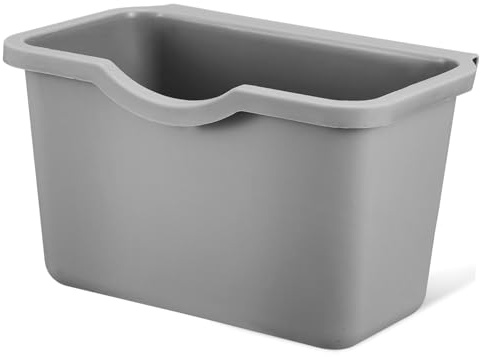 VICASKY Spazzatura Design Moderno Capacità Moderata e Resistente Bidone Sospeso in Plastica da Cucina per Organizzare i Rifiuti in Cucina come Portaoggetti per Bagno
