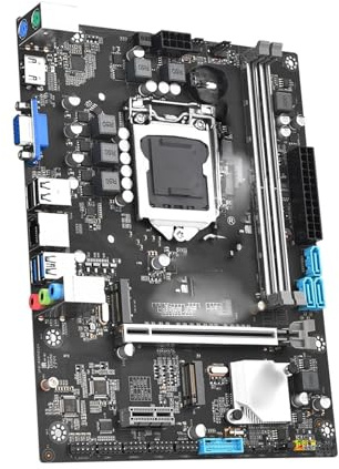 Scheda Madre Kit scheda madre Fit For JINGSHA H310 MK LGA1151 con CPU Core i7 6700 + 32 GB di memoria DDR4 2666 MHZ, set PC da gioco Micro-ATX