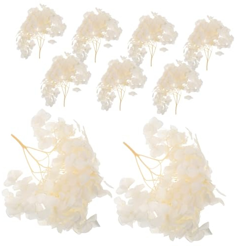 ROMISBABA Ortensia Essiccata Cremosa Decorazione Naturale per Matrimoni Bouquet Te Centrotavola Confetti Floreali per Feste e Bagno