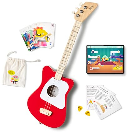 Loog-Mini guitare Red