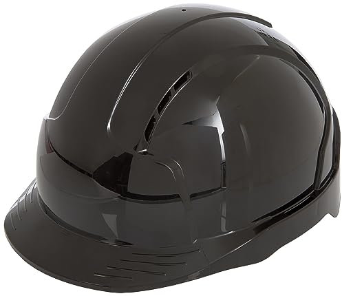 JSP - EVOLite Lightweight ABS Safety Helmetmid Peak Wheel Ratchet, Vented, Black (AJB170-001-100)