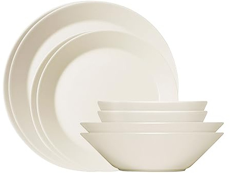 Iittala Teema Starterset 16-teilig,aus Porzellan, in der Farbe Weiß, spülmaschinengeeignet, 1006448
