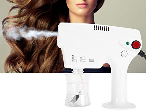 Nano Steam Gun, Spray para el cabello Multifuncional 260ML Nano Mister Hair Steamer, Vaporizador para Teñir el Cabello Humidifer Herramienta para el Cuidado del Cabello para Peluquería, Personal(UE)