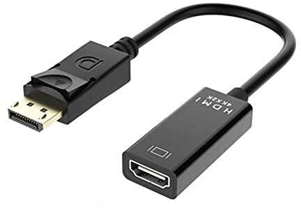 Aukson D35 DisplayPort auf HDMI Adapter – 4K Ultra HD Konverter | DisplayPort Stecker zu HDMI Buchse | Ideal für HDTV, Laptop, PC, Monitor & Projektor | Hohe Kompatibilität