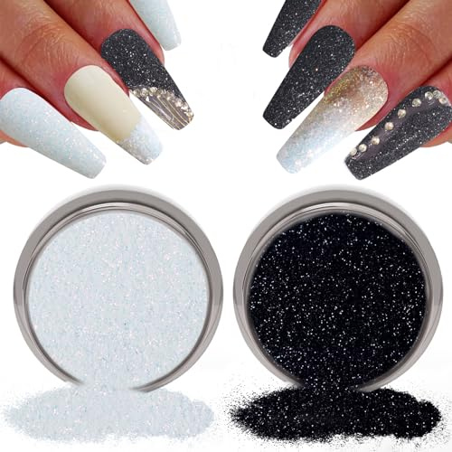 Laza Nagelglitterpulver mit glänzendem Zuckereffekt, Glitzer