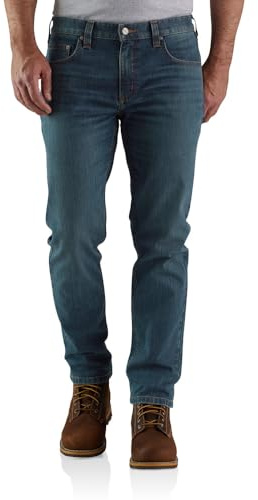 Carhartt - Rugged Flex Relaxed Fit Low Rise 5-Pocket Tapered Jean, Jeans Unisex - Adulto