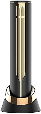 NCRD Kit d'ouverture de bouteille de vin électrique rechargeable tire-bouchon automatique, quai de chargement USB, kit de cadeau de coupeur de feuille verrouillable pour la cuisine de restaurant, noir