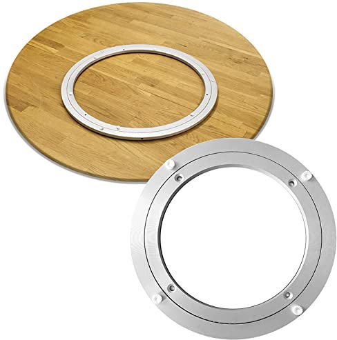 Schwerlast Metall Drehplatte Grundlager Drehscheibe, Kugellager Drehbar Plattentellerlager, Lazy Susan Drehteller Für Küche Esstisch, Aluminium Plattenspieler-Kugellager ( Size : 14 inches (350mm) )