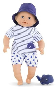 Corolle - Bebè Bain Marin, 9000100670, +18 mesi, 30 cm, bambola da bagnetto, profumo di vaniglia