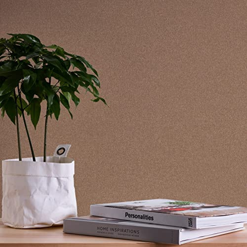 Tapet enfärgad brun – A.S. Création Terra 389262 – enfärgad fibertapet – 10,05 m x 0,53 m tillverkad i Tyskland