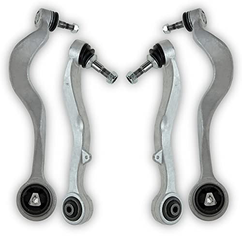 BESTPRICE 2x Querlenker Vorderachse unten hinten, 2x Querlenker Vorderachse unten vorne Kompatibel mit BMW 5er (E60)(E61)